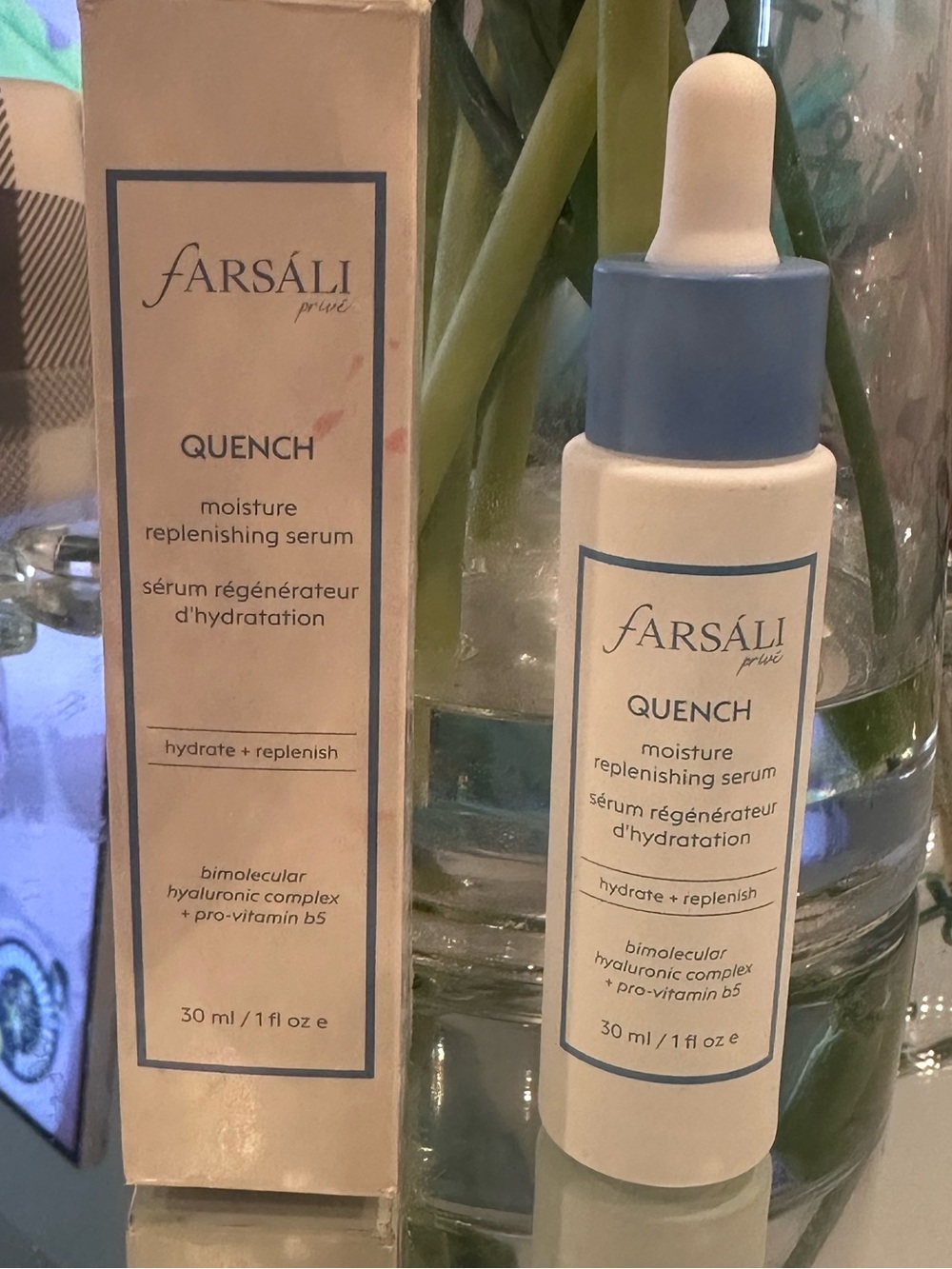 fARSALI Prive Quench Hyaluronic Acid Moisture Replenishing Serum 30ml NIB NEW